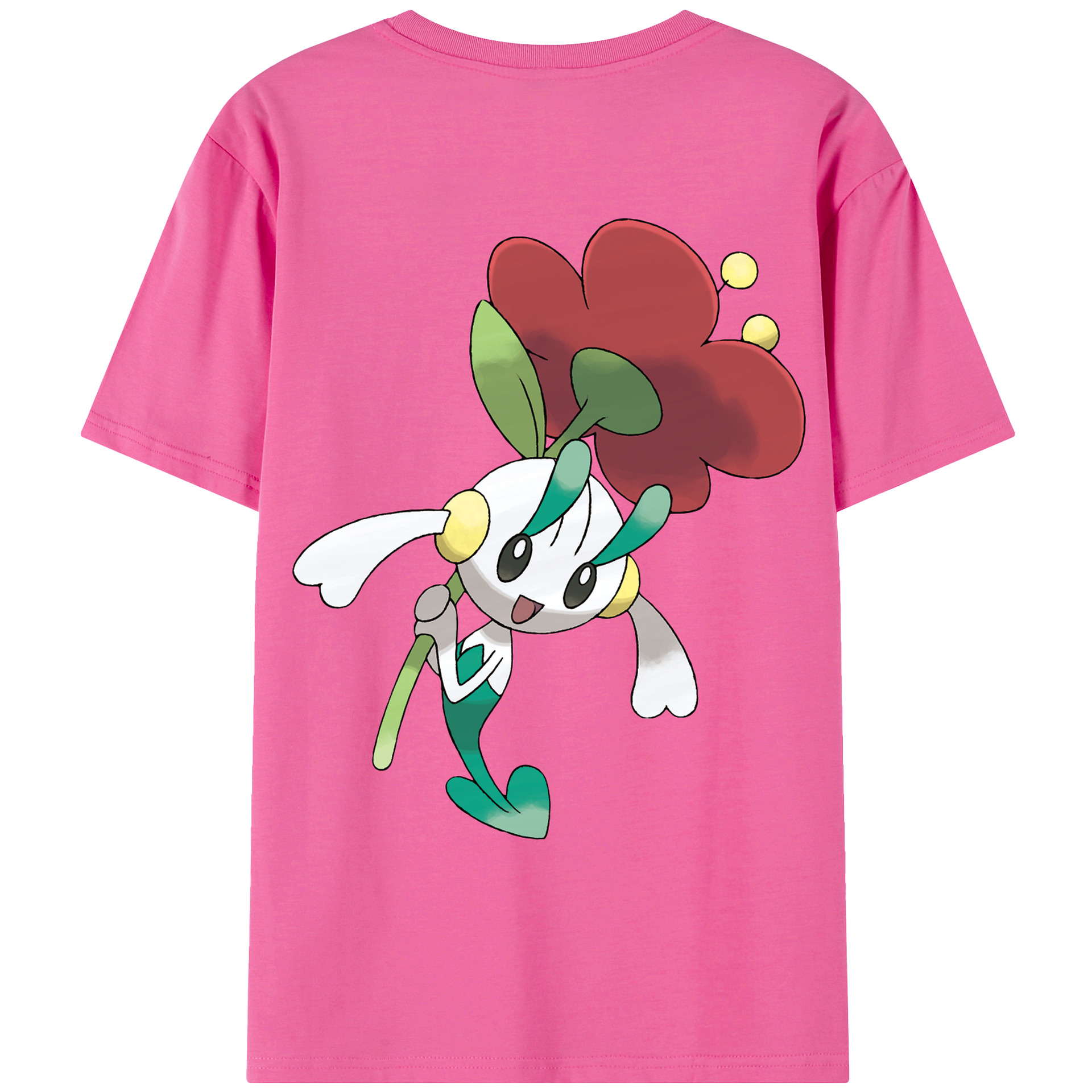 （画像用） ポケットモンスター Pokémon レディース半袖Tシャツ(バックプリント)